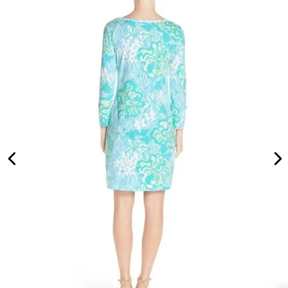 Lilly Pulitzer Palmetto Mini Dress in Wave Rider Lagoon Green size XS - Picture 4 of 6